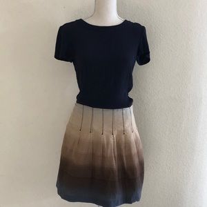 Liz Claiborne Brown Ombre Petite Skirt Size 2